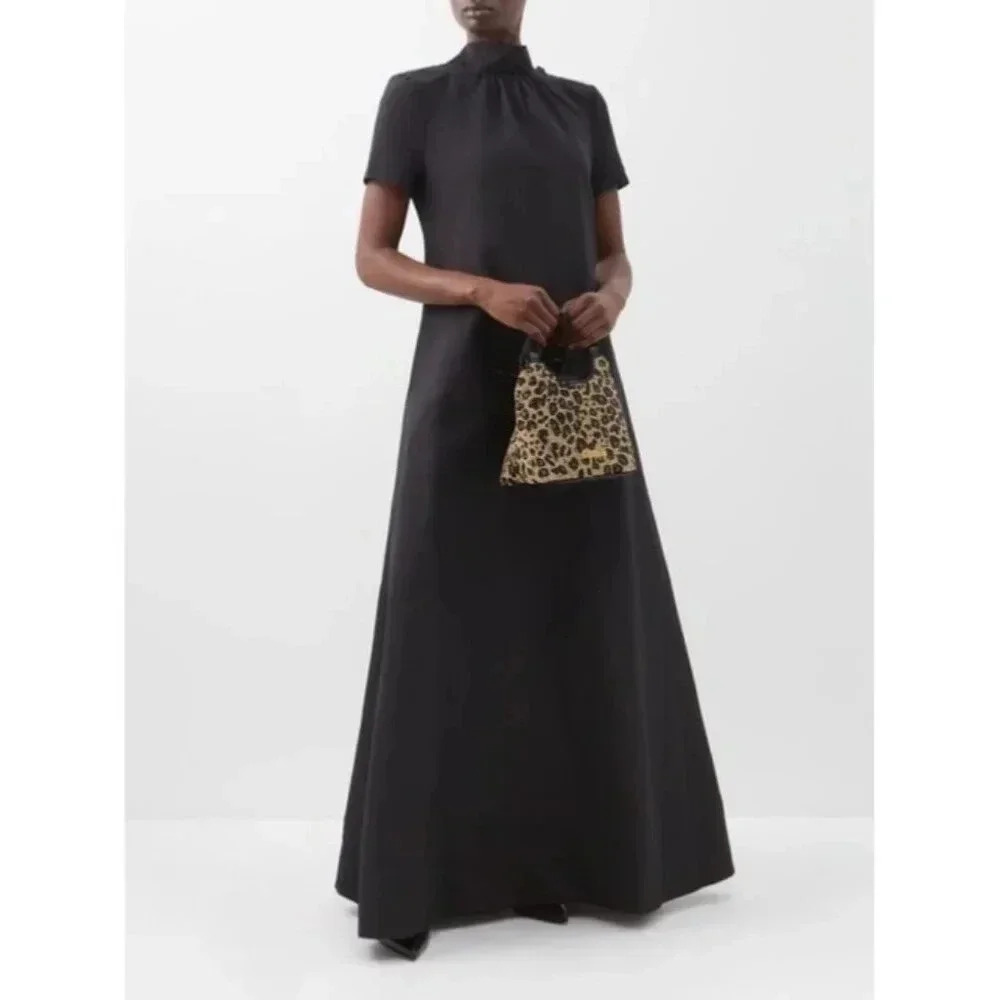 New STAUD  Ilana Gown Black Sz L